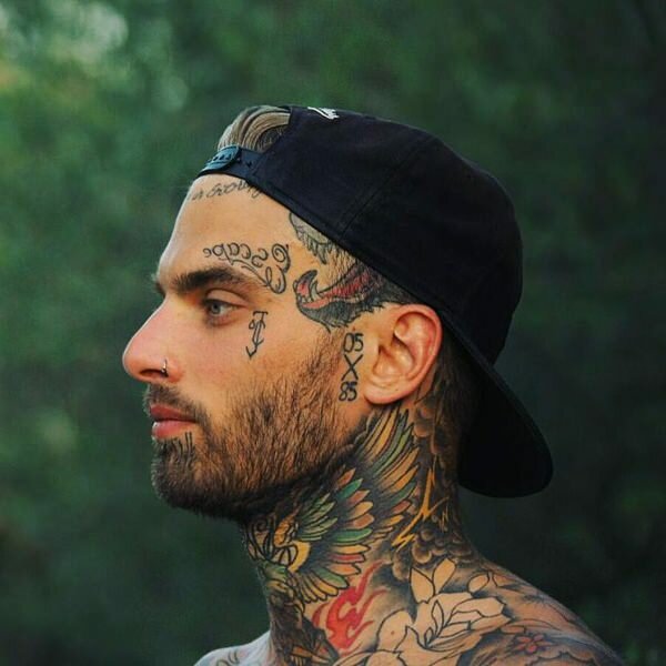 face tattoos cool